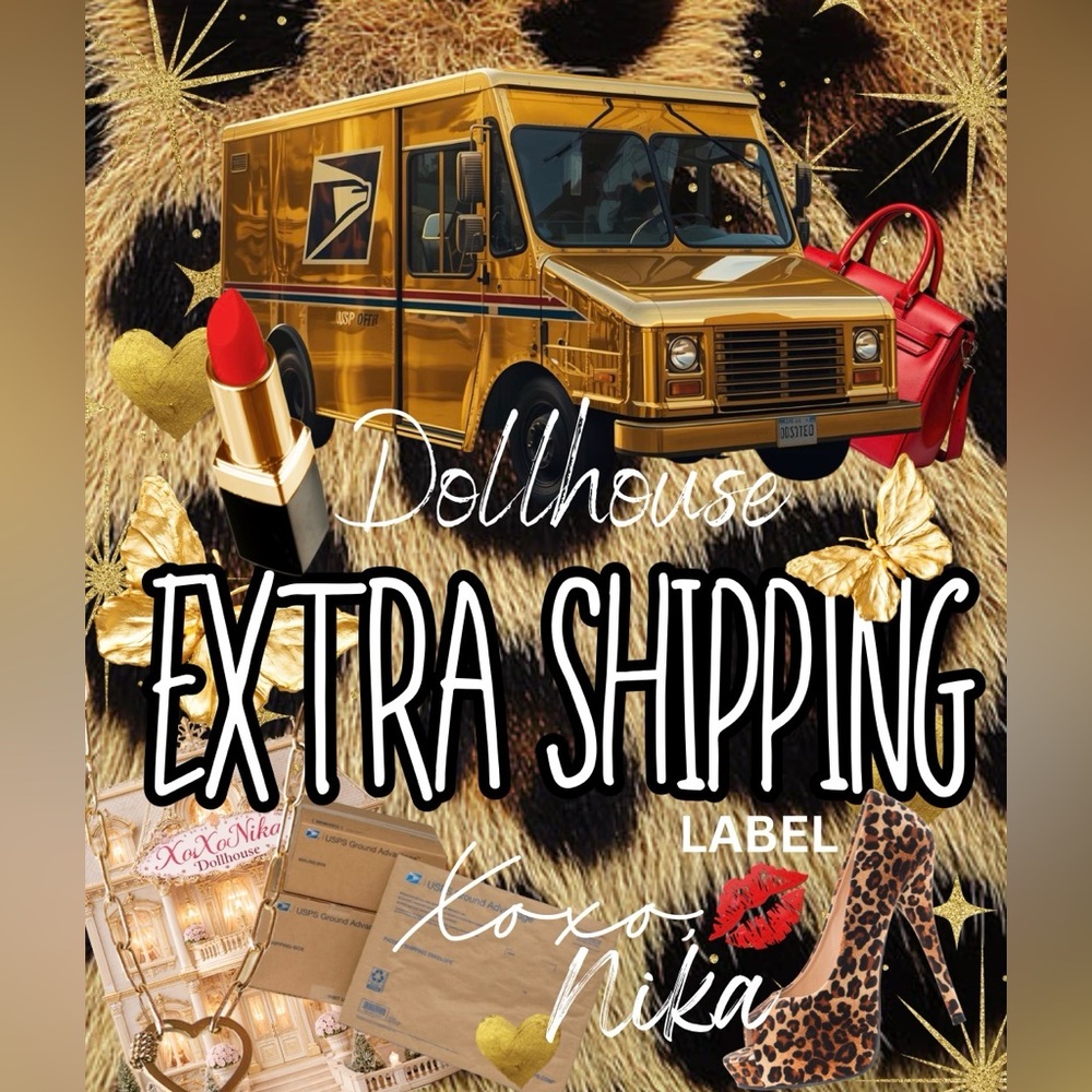 Dollhouse Extra Shipping Label❣️